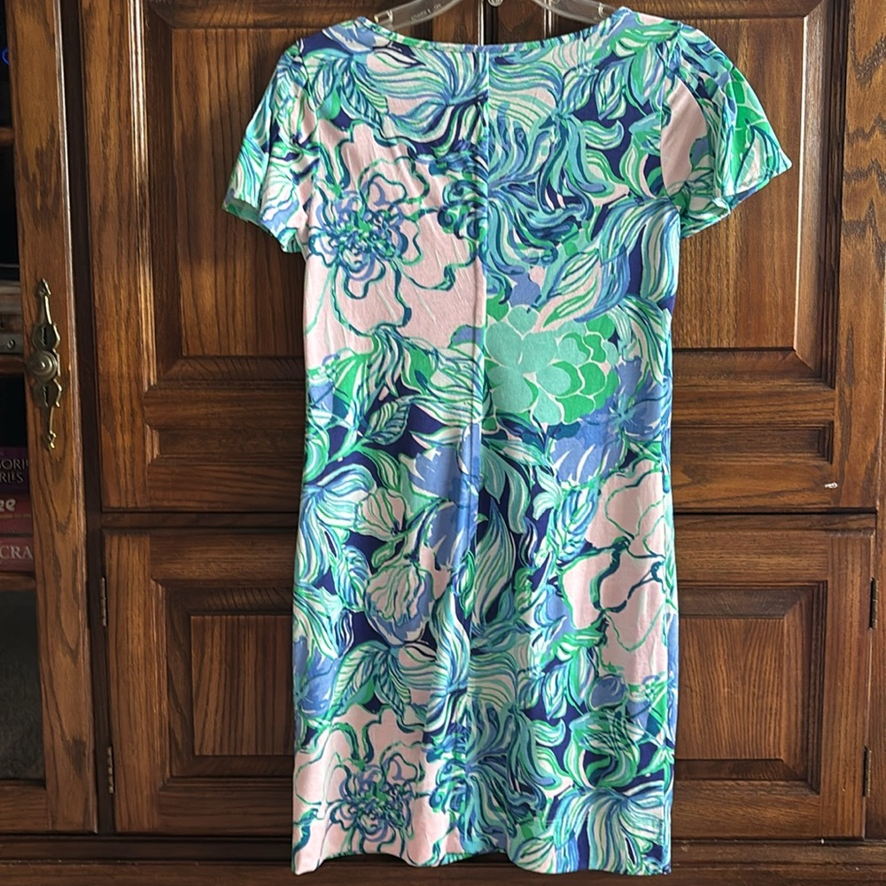 Lilly Pulitzer Marah Floral Short Sleeve Dress - Picture 4 of 11